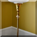 D06. Brass floor lamp. 